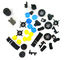 Eco - Friendly Silicone Rubber Parts , Custom Molded Rubber Parts Tolerance +0.1mm